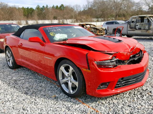 2G1FK3DJ2F9276003 - 2015 CHEVROLET CAMARO 2SS RED photo 1