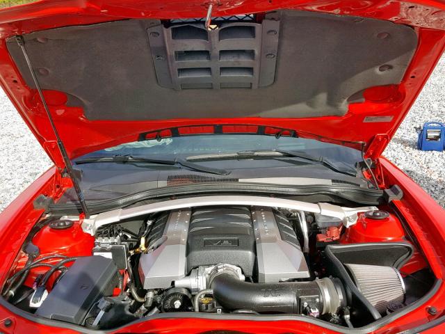 2G1FK3DJ2F9276003 - 2015 CHEVROLET CAMARO 2SS RED photo 7