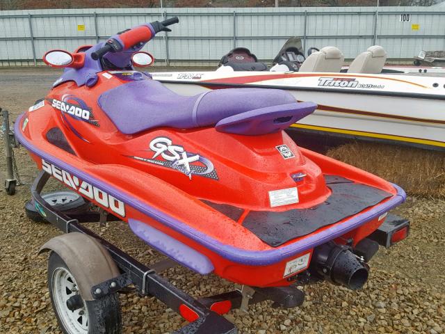 ZZNG2962A898 - 1998 BOMBARDIER SEA DOO RED photo 3