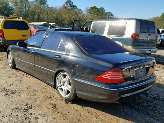 WDBNG70JX6A465065 - 2006 MERCEDES-BENZ S 430 BLACK photo 3