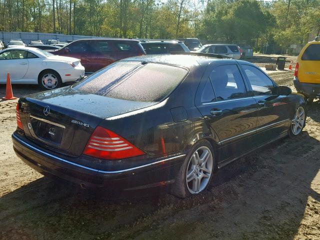 WDBNG70JX6A465065 - 2006 MERCEDES-BENZ S 430 BLACK photo 4