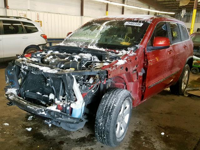 1J4RR4GG2BC694273 - 2011 JEEP GRAND CHER RED photo 2