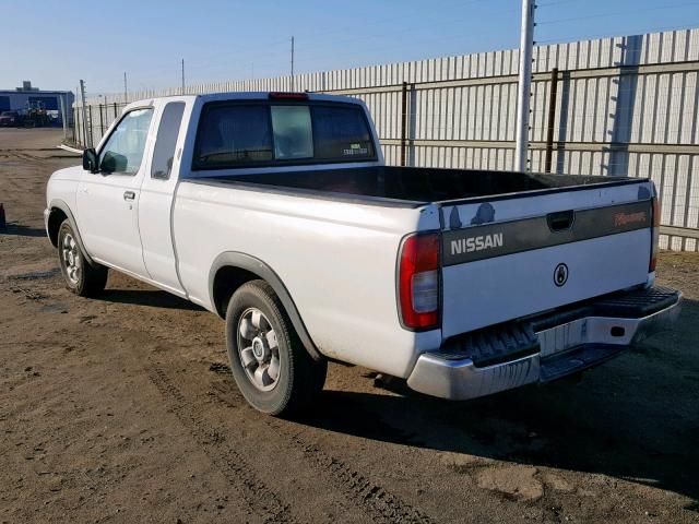 1N6DD26S1XC313882 - 1999 NISSAN FRONTIER K WHITE photo 3