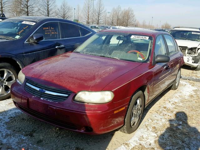 1G1ND52FX4M630415 - 2004 CHEVROLET CLASSIC MAROON photo 2