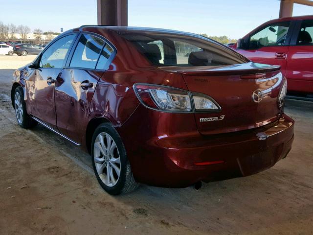 JM1BL1S58A1171105 - 2010 MAZDA 3 S MAROON photo 3