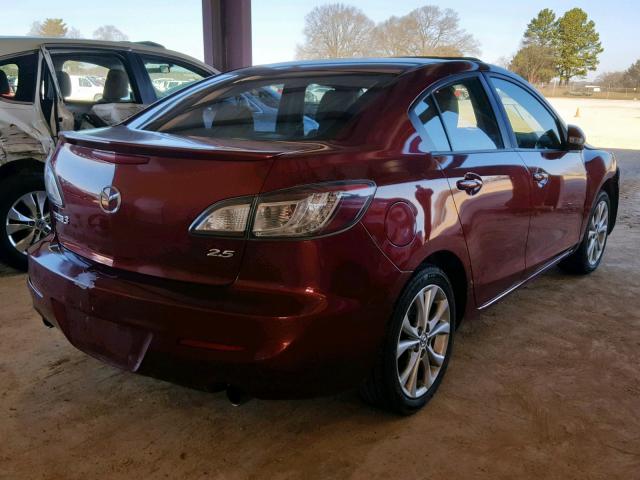 JM1BL1S58A1171105 - 2010 MAZDA 3 S MAROON photo 4