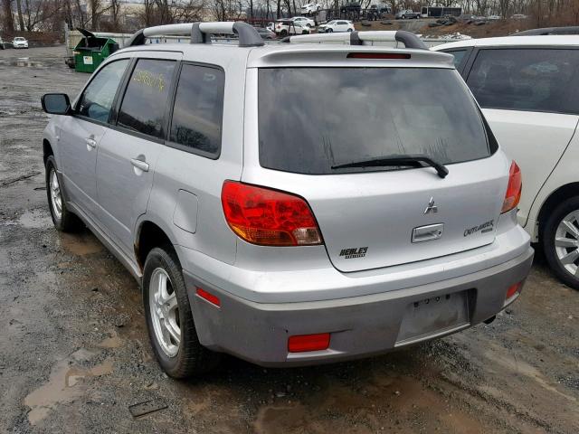 JA4LZ31G53U118469 - 2003 MITSUBISHI OUTLANDER SILVER photo 3