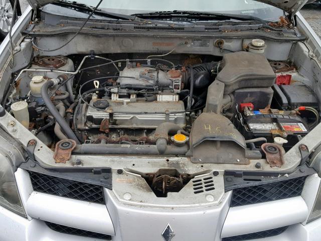 JA4LZ31G53U118469 - 2003 MITSUBISHI OUTLANDER SILVER photo 7