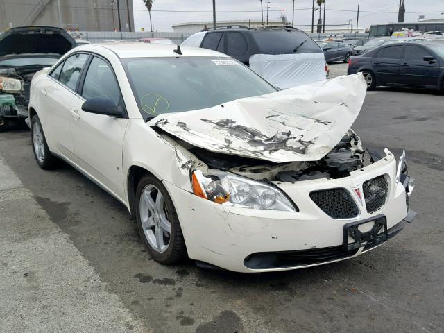 1G2ZG57N584181090 - 2008 PONTIAC G6 BASE WHITE photo 1