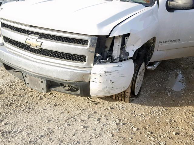 1GCEC19C58Z137815 - 2008 CHEVROLET SILVERADO WHITE photo 9