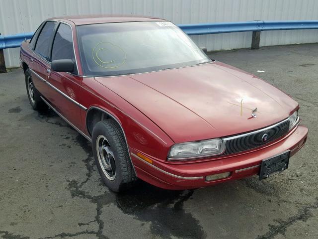 2G4WB54T0M1426119 - 1991 BUICK REGAL CUST BURGUNDY photo 1