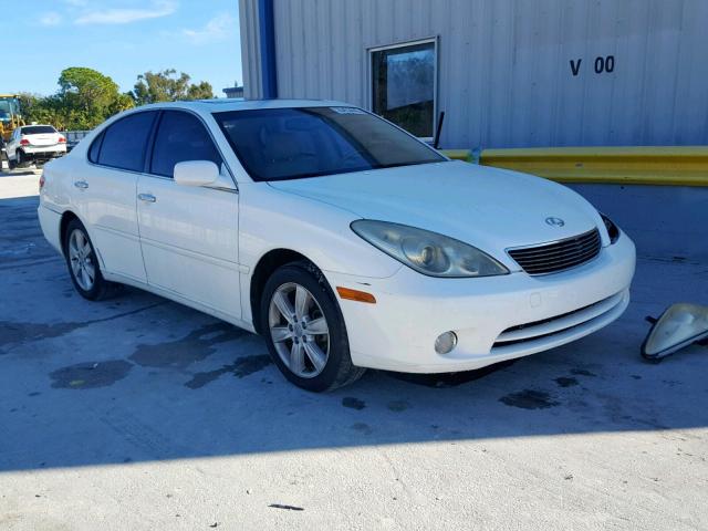 JTHBA30G155141446 - 2005 LEXUS ES 330 WHITE photo 1