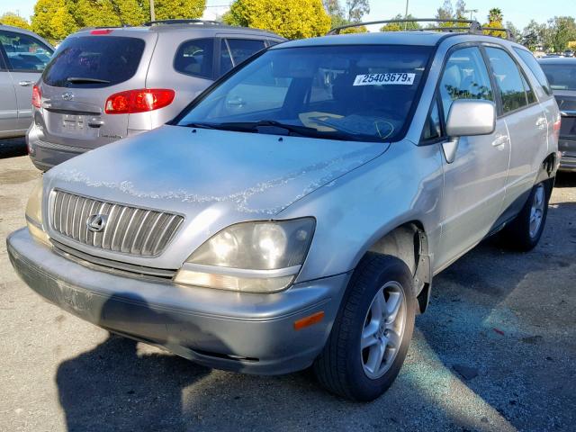 JT6GF10UXX0024717 - 1999 LEXUS RX 300 GRAY photo 2