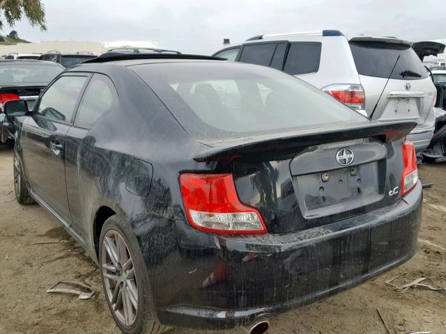 JTKJF5C70B3008618 - 2011 TOYOTA SCION TC შავი ფოტო 3