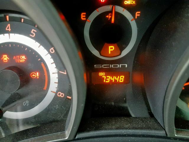 JTKJF5C70B3008618 - 2011 TOYOTA SCION TC შავი ფოტო 8