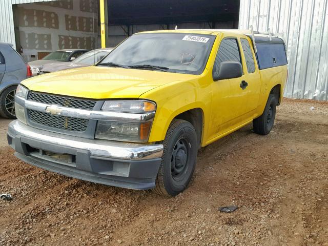 1GCCS19E688193165 - 2008 CHEVROLET COLORADO YELLOW photo 2