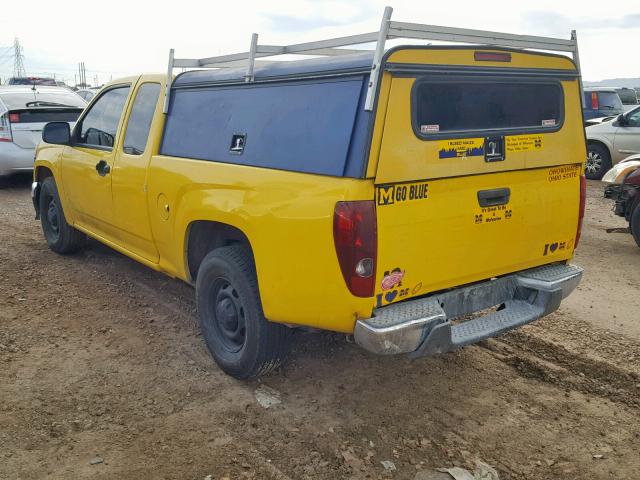 1GCCS19E688193165 - 2008 CHEVROLET COLORADO YELLOW photo 3