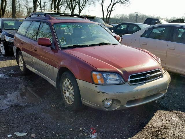 4S3BH896127657794 - 2002 SUBARU LEGACY OUT RED photo 1