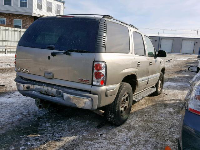 1GKEK13V12R151106 - 2002 GMC YUKON GOLD photo 4