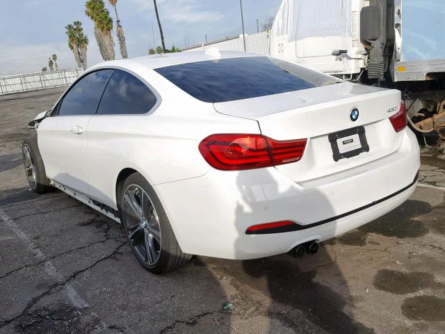 WBA4W3C57JAB87290 - 2018 BMW 430I WHITE photo 3