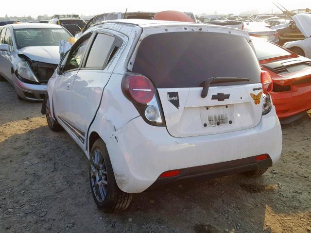 KL8CD6S95EC414261 - 2014 CHEVROLET SPARK 1LT WHITE photo 3