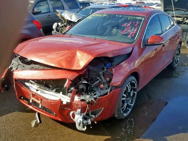 YV1902FH8B2013306 - 2011 VOLVO S60 T6 RED photo 2