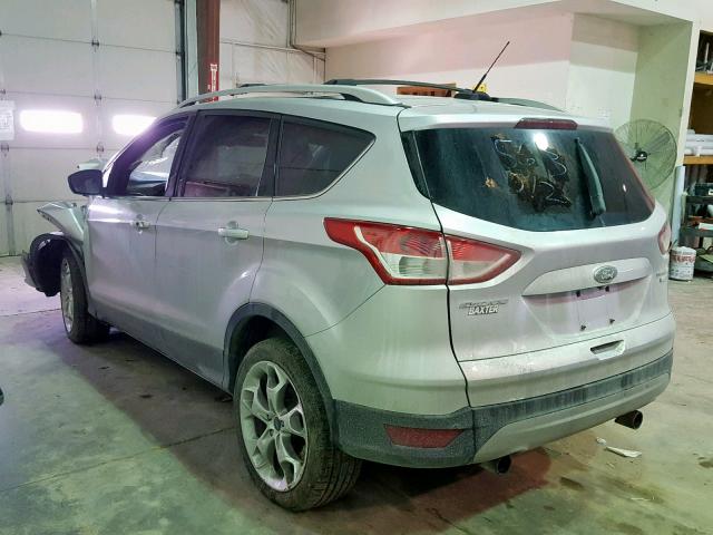 1FMCU9J96DUB39515 - 2013 FORD ESCAPE TIT SILVER photo 3