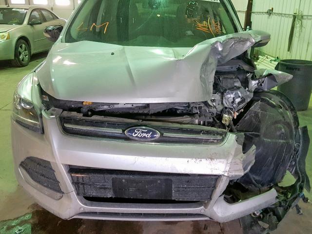 1FMCU9J96DUB39515 - 2013 FORD ESCAPE TIT SILVER photo 7