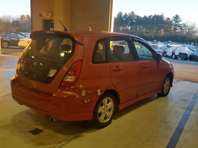 JS2RC41H535200797 - 2003 SUZUKI AERIO SX RED photo 4