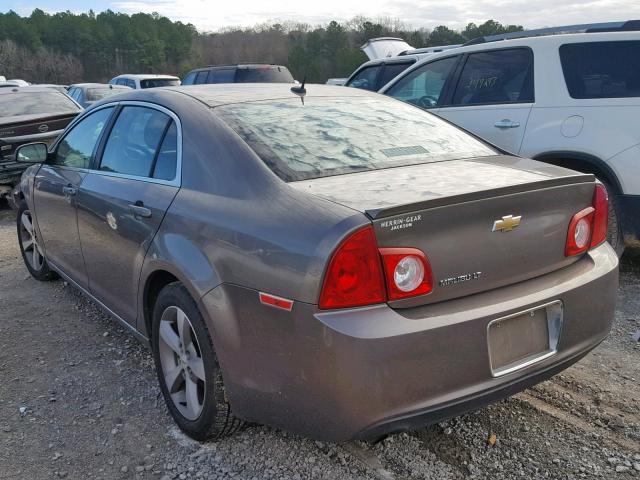 1G1ZC5E19BF305292 - 2011 CHEVROLET MALIBU 1LT 棕色 照片 3