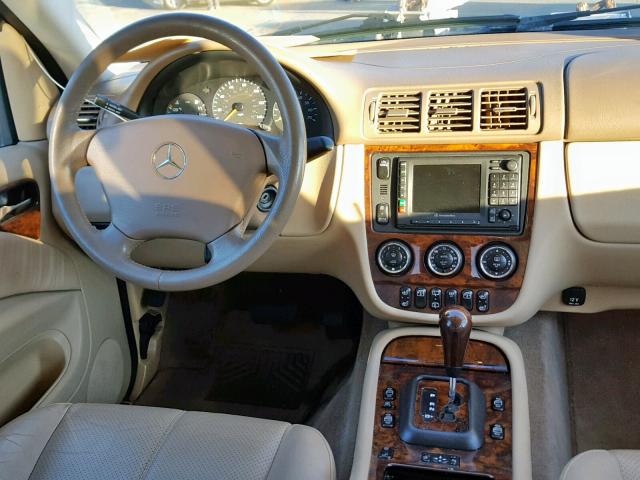 4JGAB75E83A432728 - 2003 MERCEDES-BENZ ML 500 GOLD photo 9