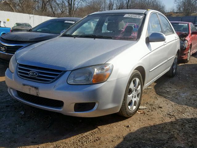 KNAFE121885500426 - 2008 KIA SPECTRA EX SILVER photo 2