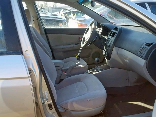 KNAFE121885500426 - 2008 KIA SPECTRA EX SILVER photo 5