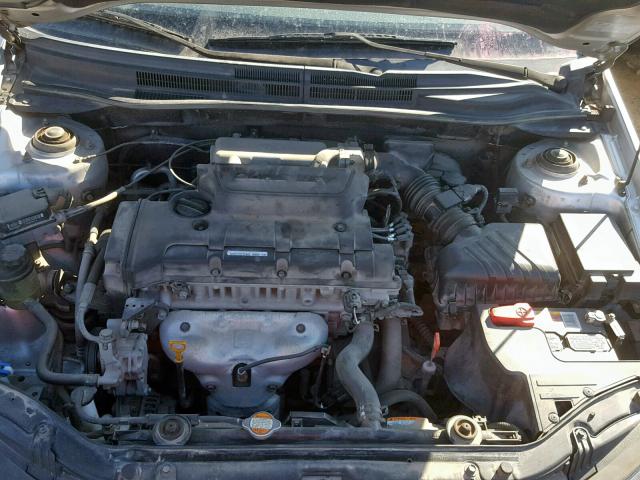 KNAFE121885500426 - 2008 KIA SPECTRA EX SILVER photo 7