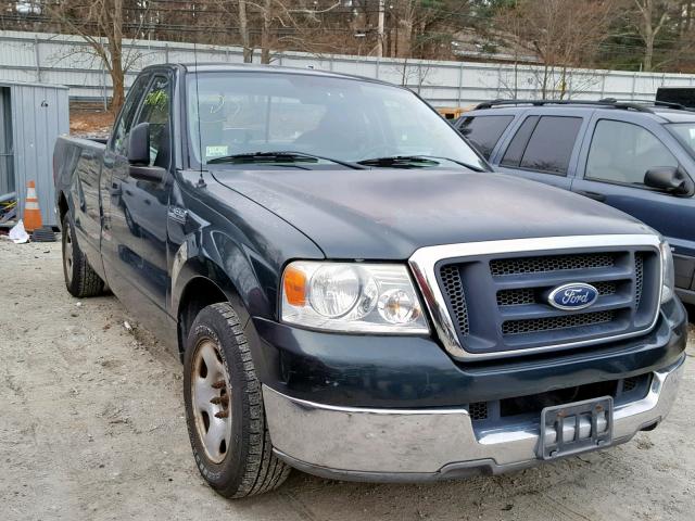 1FTRF12W24NC25557 - 2004 FORD F150 GREEN photo 1