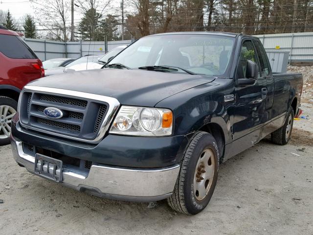 1FTRF12W24NC25557 - 2004 FORD F150 GREEN photo 2