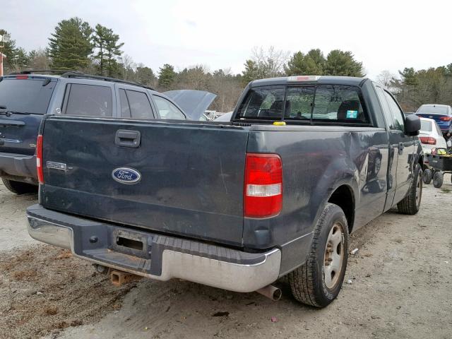 1FTRF12W24NC25557 - 2004 FORD F150 GREEN photo 4