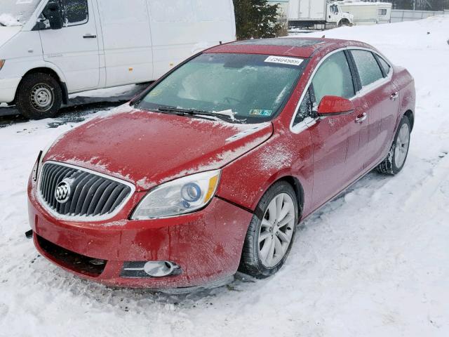 1G4PR5SK1C4172871 - 2012 BUICK VERANO CON RED photo 2