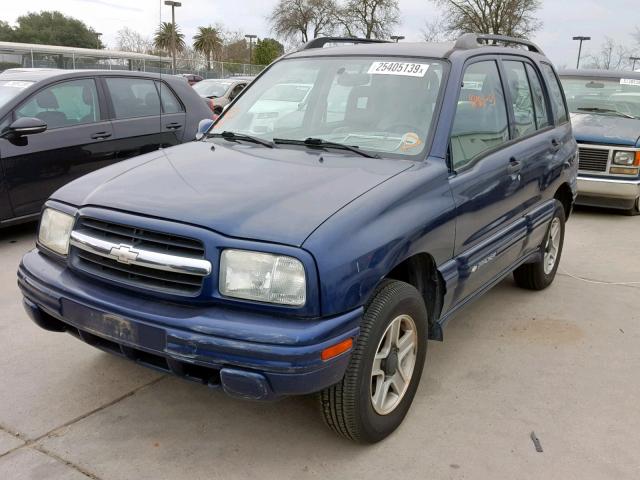 2CNBJ634536916462 - 2003 CHEVROLET TRACKER LT BLUE photo 2