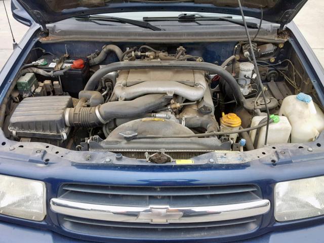 2CNBJ634536916462 - 2003 CHEVROLET TRACKER LT BLUE photo 7