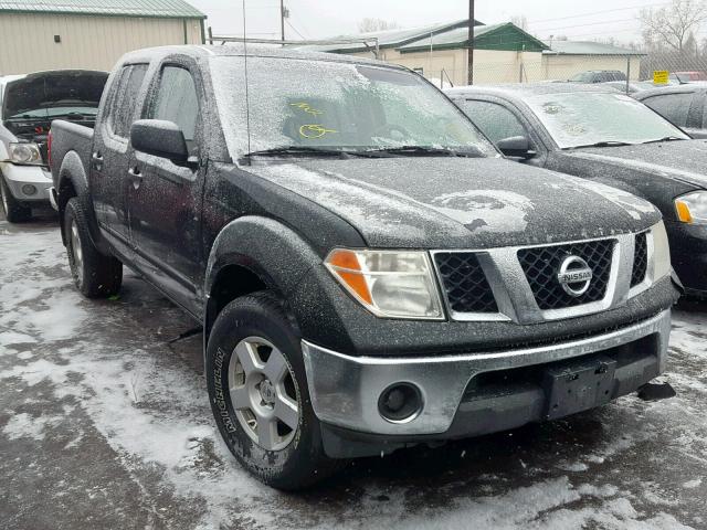 1N6AD07W15C446101 - 2005 NISSAN FRONTIER C BLACK photo 1