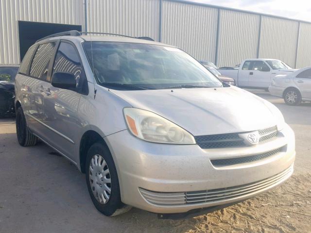 5TDZA23C55S376591 - 2005 TOYOTA SIENNA CE SILVER photo 1