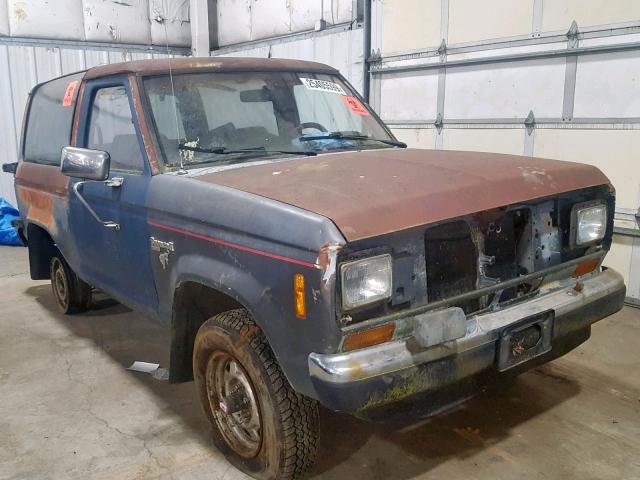 1FMBU14T9GUC02518 - 1986 FORD BRONCO II BLUE photo 1