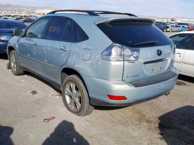 JTJHW31U182040363 - 2008 LEXUS RX 400H SILVER photo 3