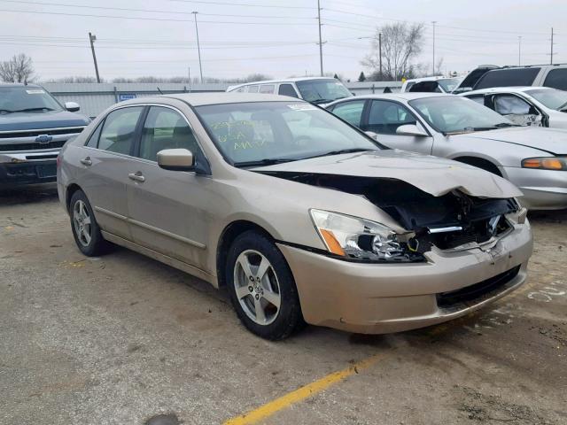 JHMCN36445C007077 - 2005 HONDA ACCORD HYB GRAY photo 1