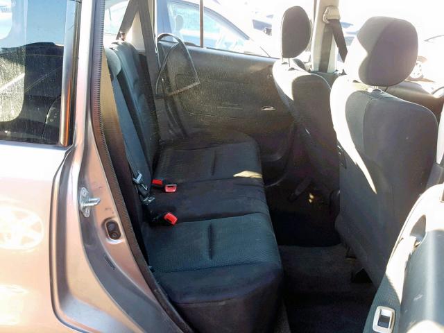 JTLKT324X64065669 - 2006 TOYOTA SCION XB ნაცრისფერი ფოტო 6