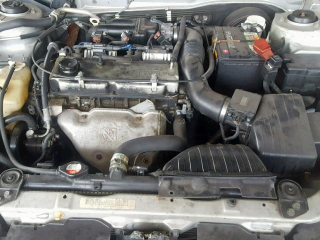 4A3AA36G41E125141 - 2001 MITSUBISHI GALANT DE GRAY photo 7