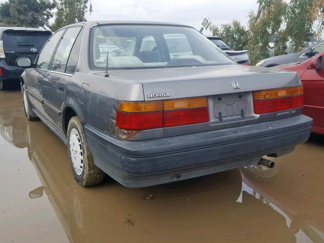 JHMCB7649LC121704 - 1990 HONDA ACCORD DX GRAY photo 3