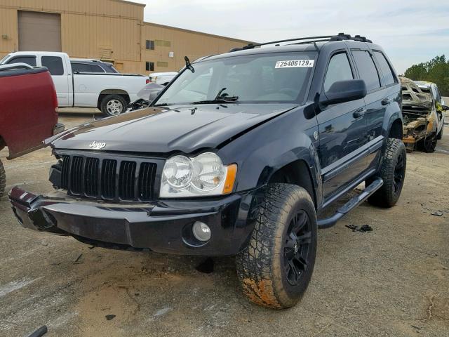 1J8HR48P17C689226 - 2007 JEEP GRAND CHER BLACK photo 2