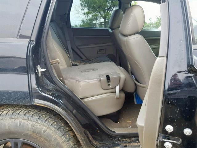 1J8HR48P17C689226 - 2007 JEEP GRAND CHER BLACK photo 6